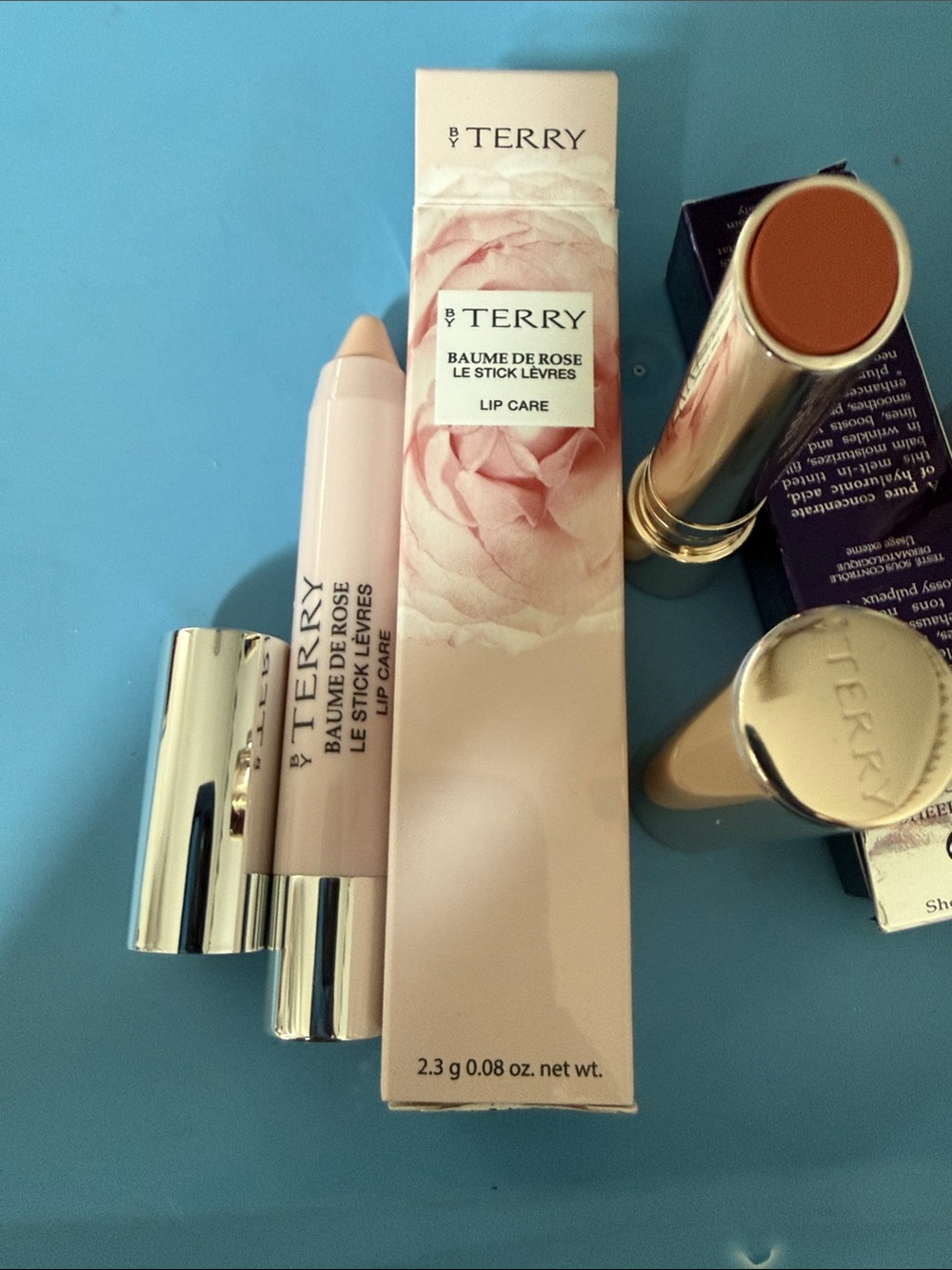 By Terry Baume de Rose Lip Care Stick - Sheer Pink Hydrating Lipstick - Picture 4 of 6